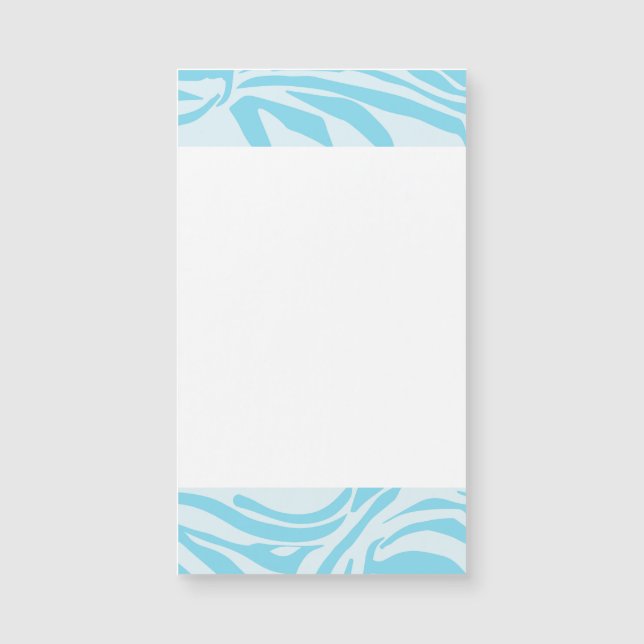 Patrón de cebra azul (Anverso)