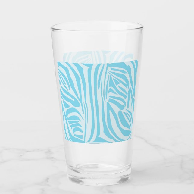 Patrón de cebra azul (Anverso)
