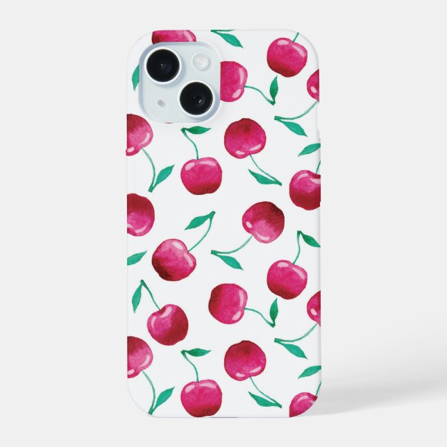 Patrón de cereza en acuarela (Reverso )
