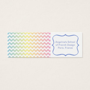 Patrón de cheurón multipastel