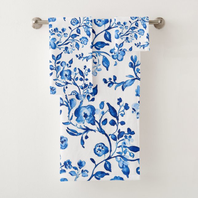Patrón de Chinoiserie Azul (In situ)