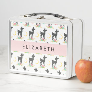 Patrón de ciervos, venado bebé, boho, flores, tu n