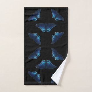 Patrón de Cinco Mariposas Azules