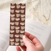 Patrón de círculo cálido en tazas de café