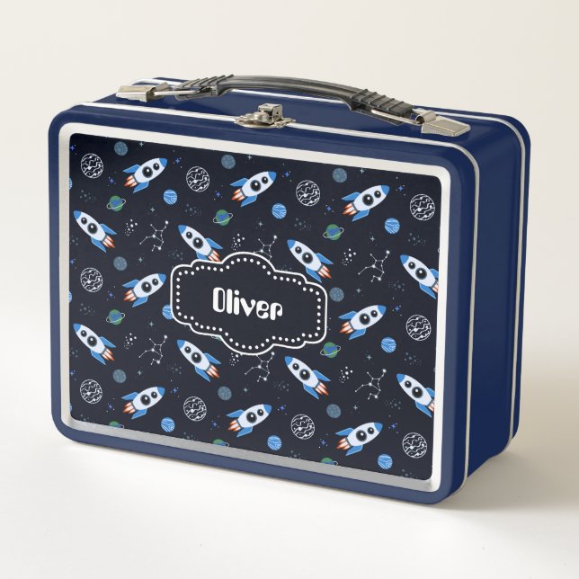 Patrón de cohete de nombre personalizado (Anverso)