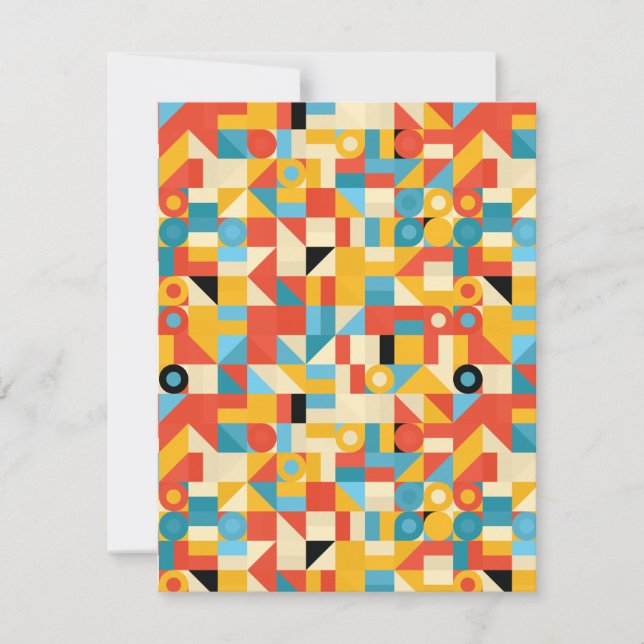 Patrón de colores múltiples repetitivos (Anverso)