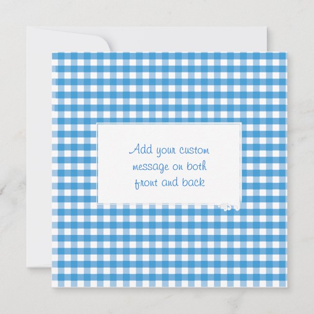 Patrón de comprobación de Gingham (Anverso)