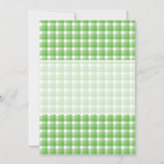 Patrón de comprobación de Gingham. Verde y Blanco.