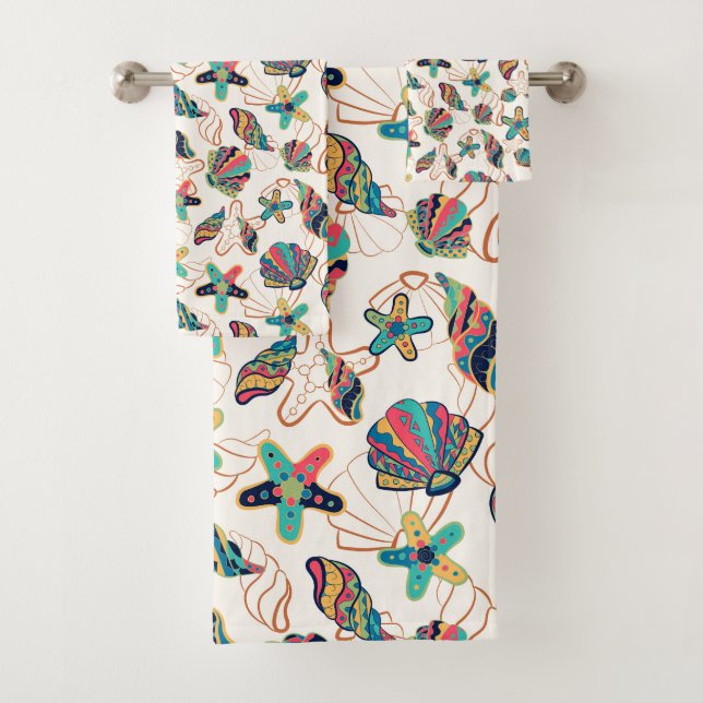 Patrón de conchas coloridas (In situ)