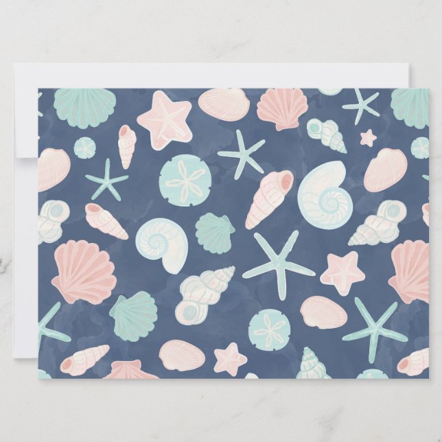 patrón de conchas marinas (Anverso)