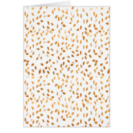 Patrón de confetti de hojas de oro