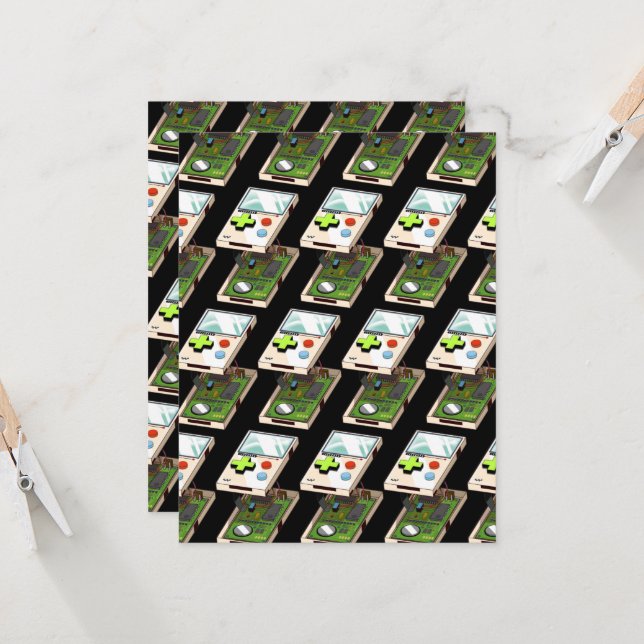 Patrón de consola de videojuegos. (Anverso/Reverso In Situ)