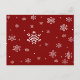 Patrón de copo de nieve 1 - Tarjeta postal de Navi