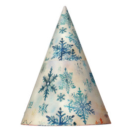 Patrón de copos de nieve vintage - Sombrero de fie