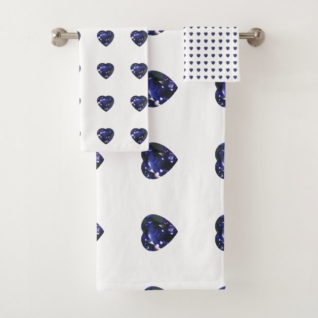 Patrón de corazón azul (In situ)