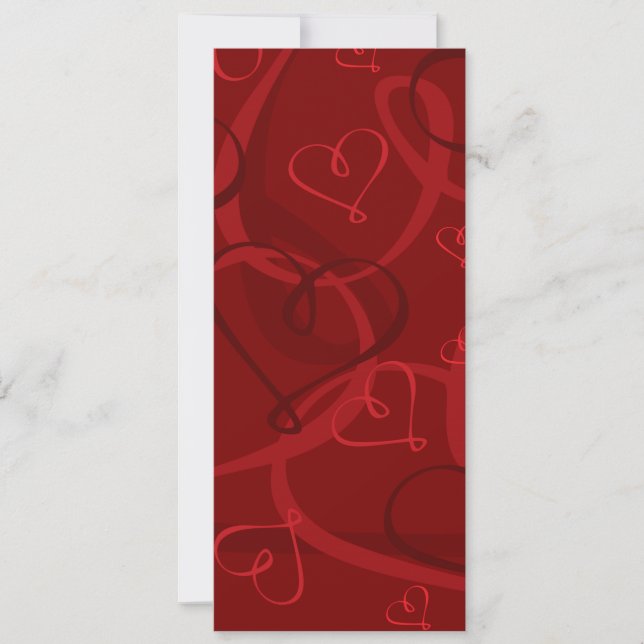Patrón de corazón rojo (Anverso)