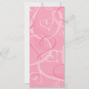 Patrón de corazón rosa