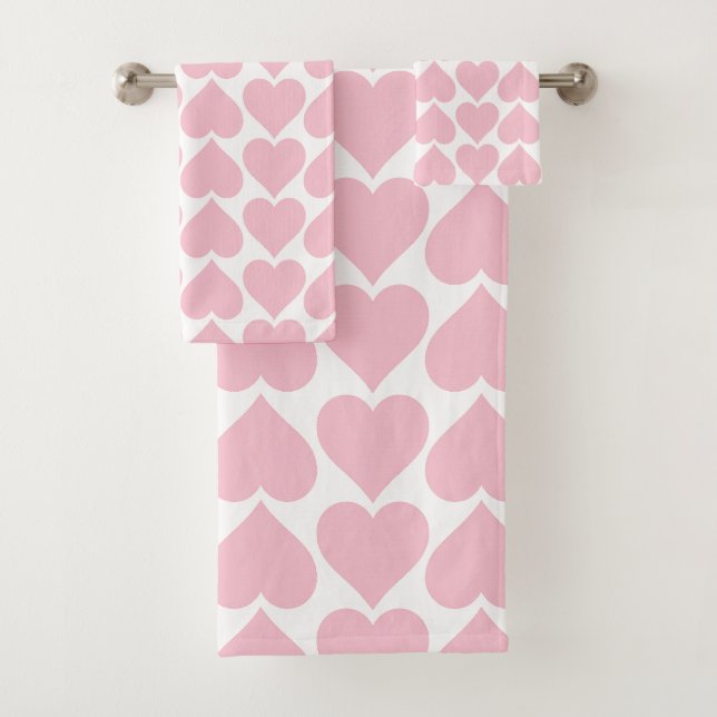Patrón de corazón rosado, romántico, amor (In situ)