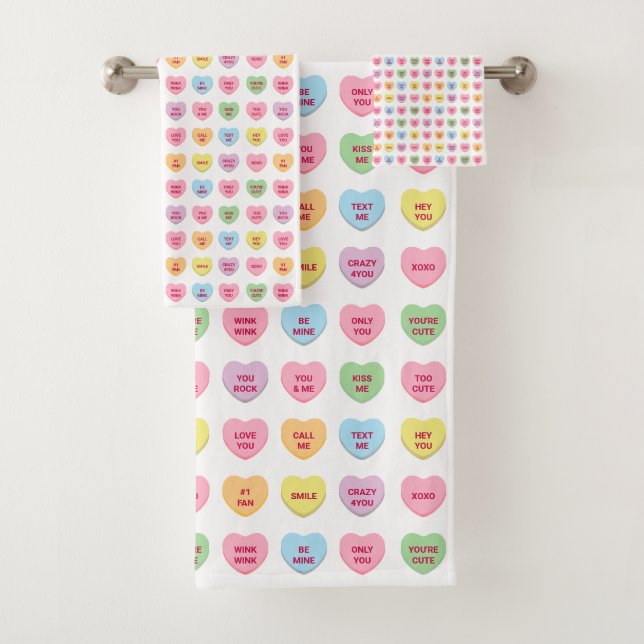 Patrón de corazones divertidos personalizados past (In situ)