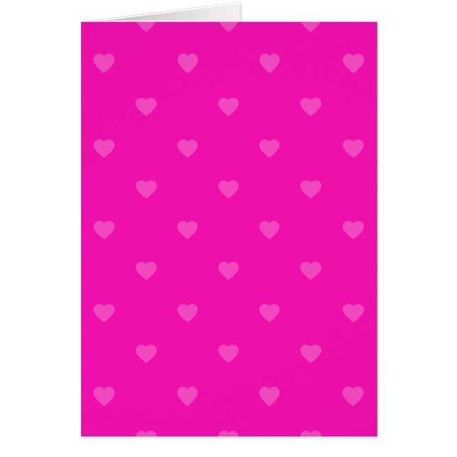 Patrón de corazones rosados (Frente)
