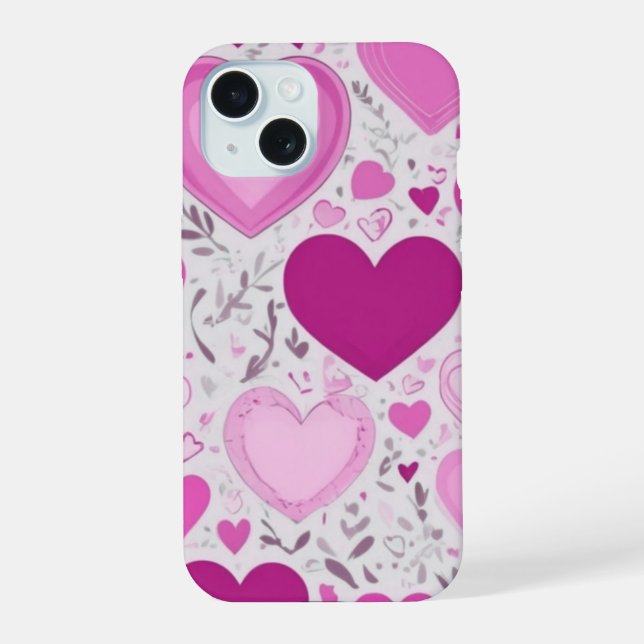 Patrón de corazones rosados (Reverso )