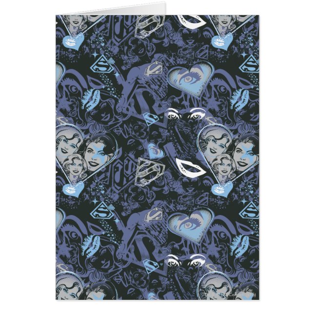 Patrón de Corazones y Lips Supergirl (Frente)