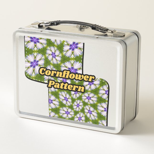 Patrón de cornflores blancas (Reverso)