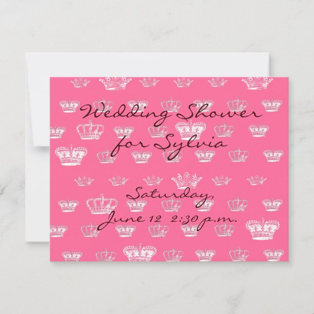 Patrón de corona en blanco (Anverso)