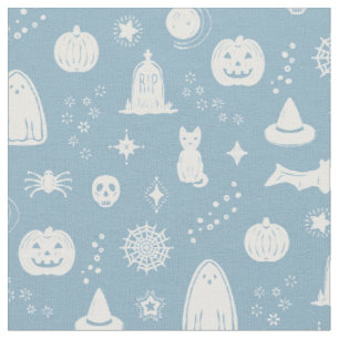 Patrón de Cosas Spookie - Tela de Cielo + Nieve