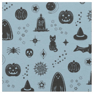 Patrón de Cosas Spookie - Tela de Cielo y Carbón