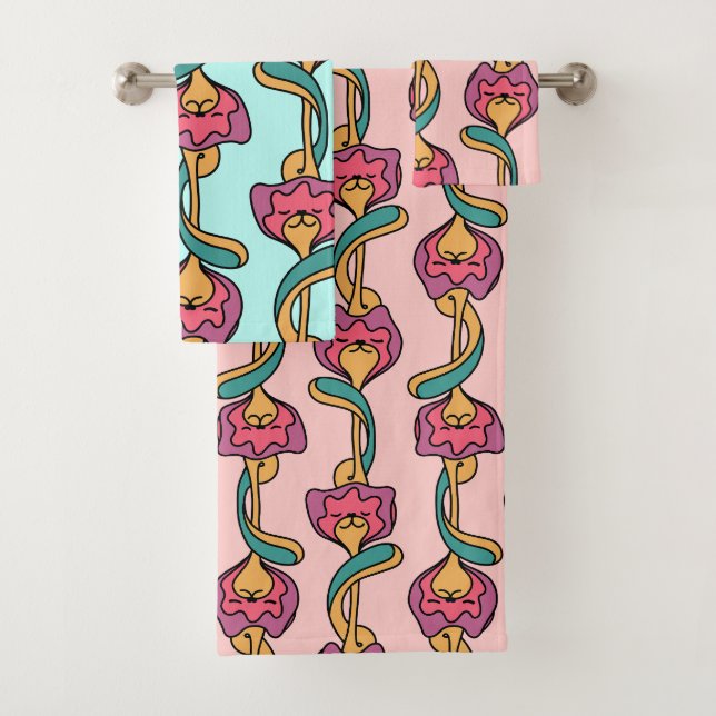 Patrón de crecimiento de flores de gato, gatito li (In situ)