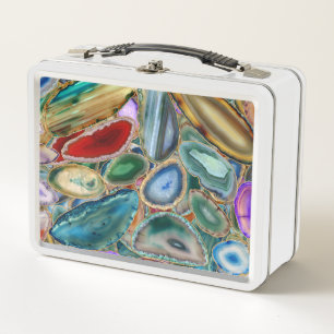 Patrón de cristal geo - Multicolor