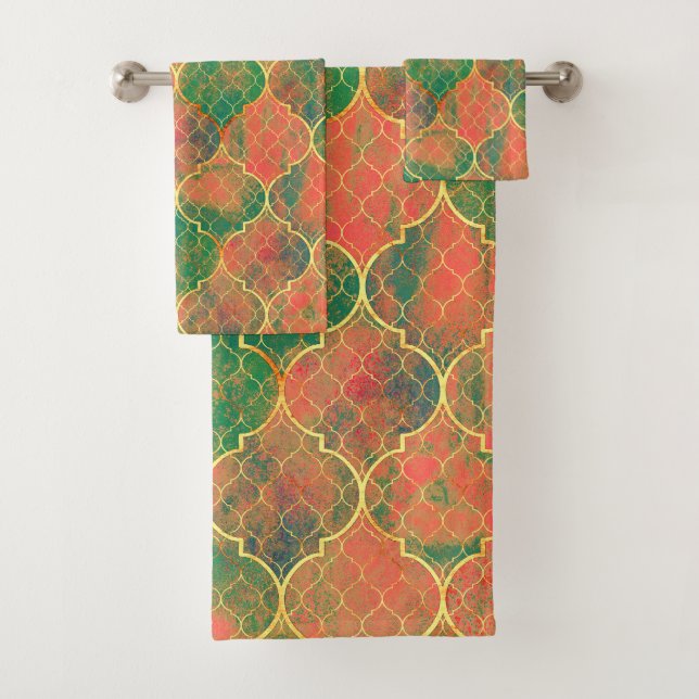 Patrón de cuatrefoil colorido (In situ)