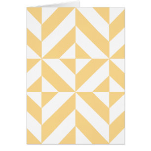 Patrón de cubo de deco geométrico de melón pálido