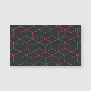 Patrón de cubo vibrante, retro, simple, fresco, mo