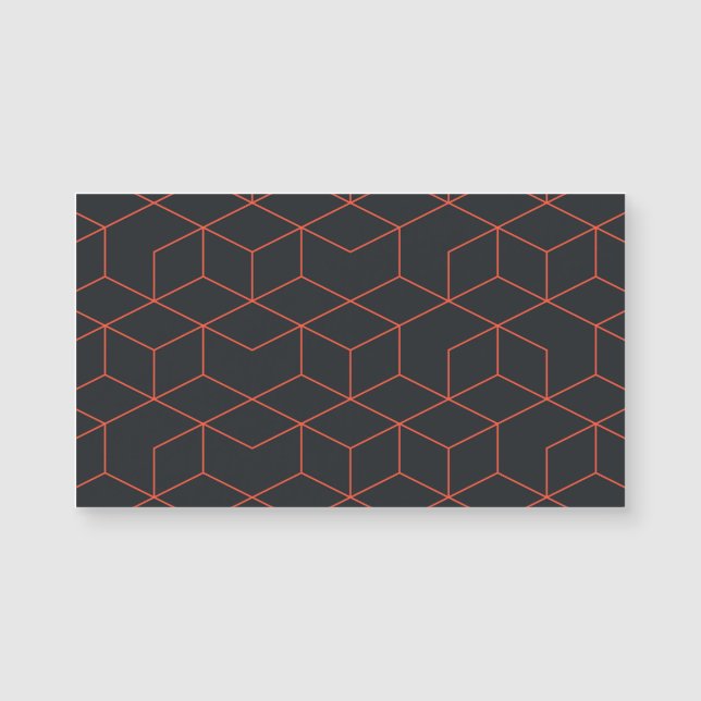 Patrón de cubo vibrante, retro, simple, fresco, mo (Anverso)