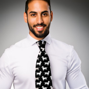 Patrón de Dachshund Corbata Negra Perro Doxie