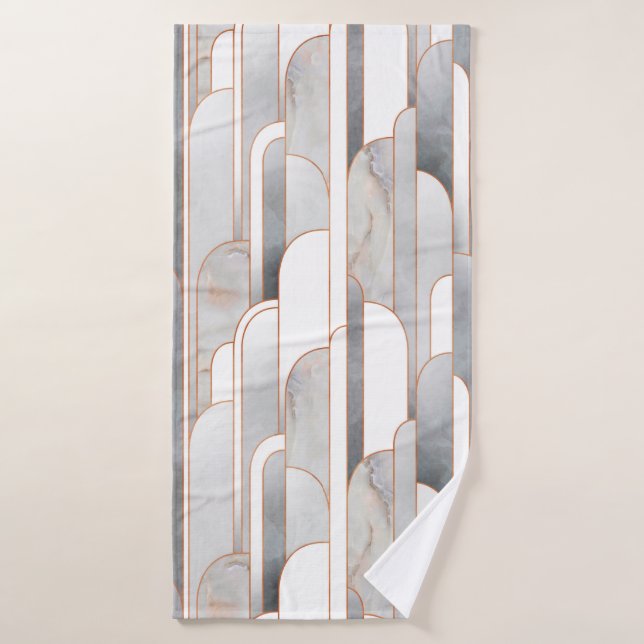 Patrón de deco de arte abstracto sin inconveniente (Toalla de baño)