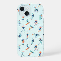 Patrón de deportes de invierno