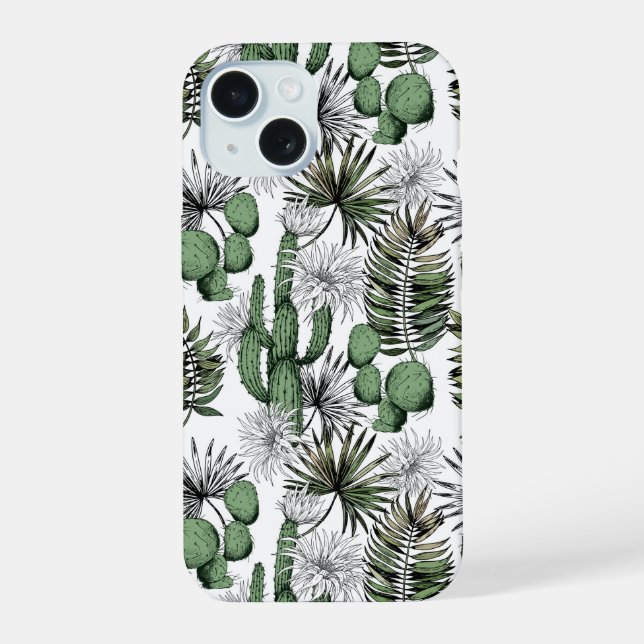 Patrón de desierto de cactus (Reverso )