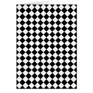 Patrón de diamante blanco y negro de Shirley Taylo