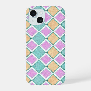 Patrón de diamante de prisma Harlequin pastel