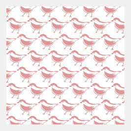 Patrón de dibujo de pájaro minimalista