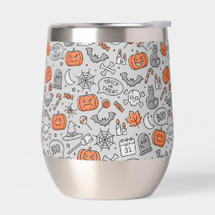 Patrón de dibujos animados de Halloween para niños