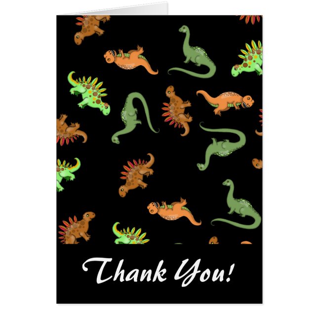 Patrón de dinosaurios curados (Frente)