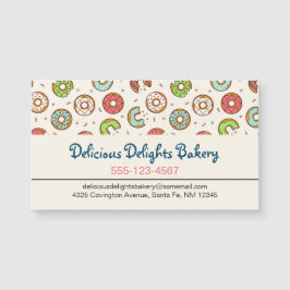 Patrón de Donut Retro Estilo de color