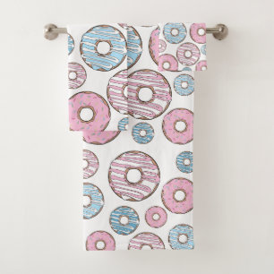 Patrón De Donuts, Donuts Rosados, Donuts Azules