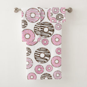 Patrón De Donuts, Donuts Rosados, Donuts Blancos