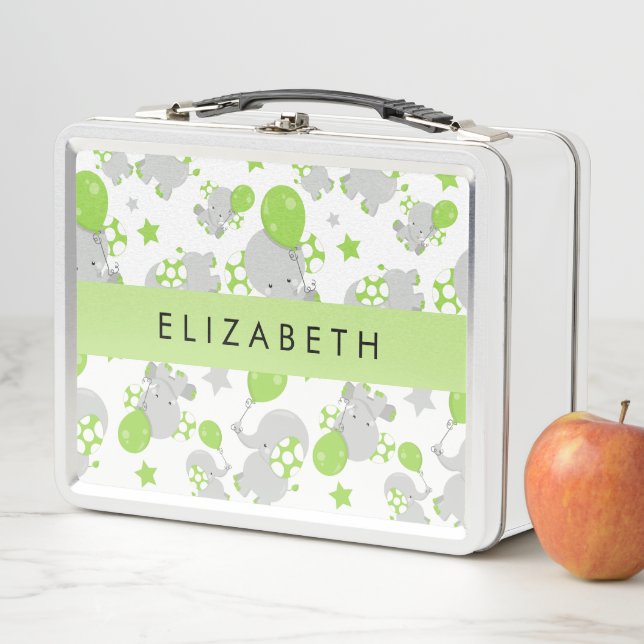 Patrón De Elefantes, Elefantes Cutos, Tu Nombre (In situ)