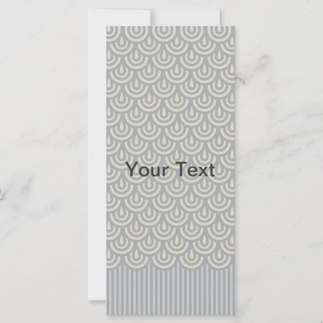 Patrón de escalado de peces japonés plateado (Anverso)